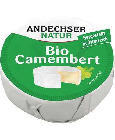 Organic FDM 55% 100g NATUR Natur Andechser camembert ANDECHSER |